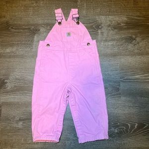 Carhartt Pink Lined Overalls